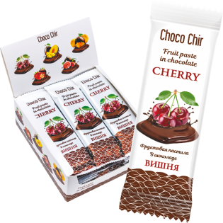 Cherry fruit bar in chocolate 30 g