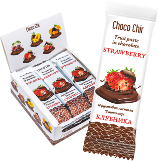 Strawberries in dark chocolate 30 g